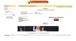 Desktop Screenshot of freemail.webportal.com.my