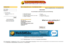 Tablet Screenshot of freemail.webportal.com.my